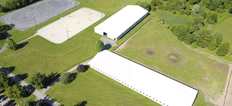 Bascule Farm aerial shot
